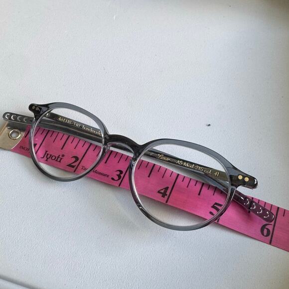 Lunor A5 215 Dar Grey acetate eyeglasses main image 4